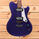 Powers Electric A-Type Hardtail Viola Purple electric guitar with dual humbucker pickups