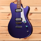 Powers Electric A-Type Hardtail electric guitar Viola Purple with dual humbucker pickups and pearloid pickguard
