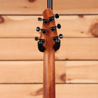 Powers Electric A-Type Hardtail Viola Purple electric bass with black hardware and tuning pegs