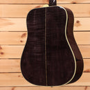Gibson Dove Original M2M dreadnought acoustic guitar Trans Ebony with cream binding