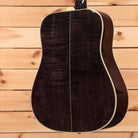 Gibson Dove Original M2M dreadnought acoustic guitar Trans Ebony with cream binding