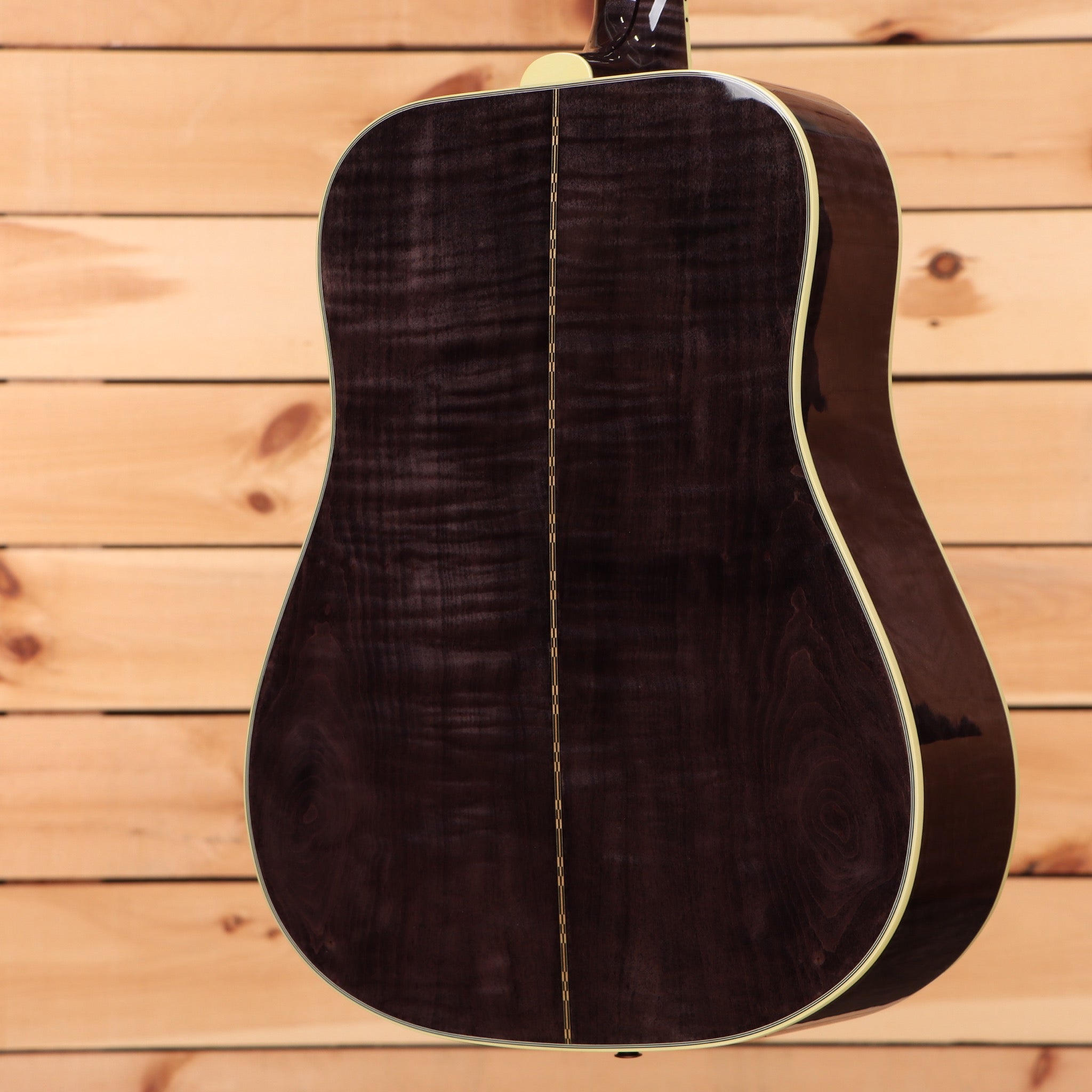 Gibson Dove Original M2M dreadnought acoustic guitar Trans Ebony with cream binding