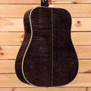 Gibson Dove Original M2M dreadnought acoustic guitar trans ebony with cream binding