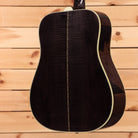 Gibson Dove Original M2M dreadnought acoustic guitar Trans Ebony with cream binding