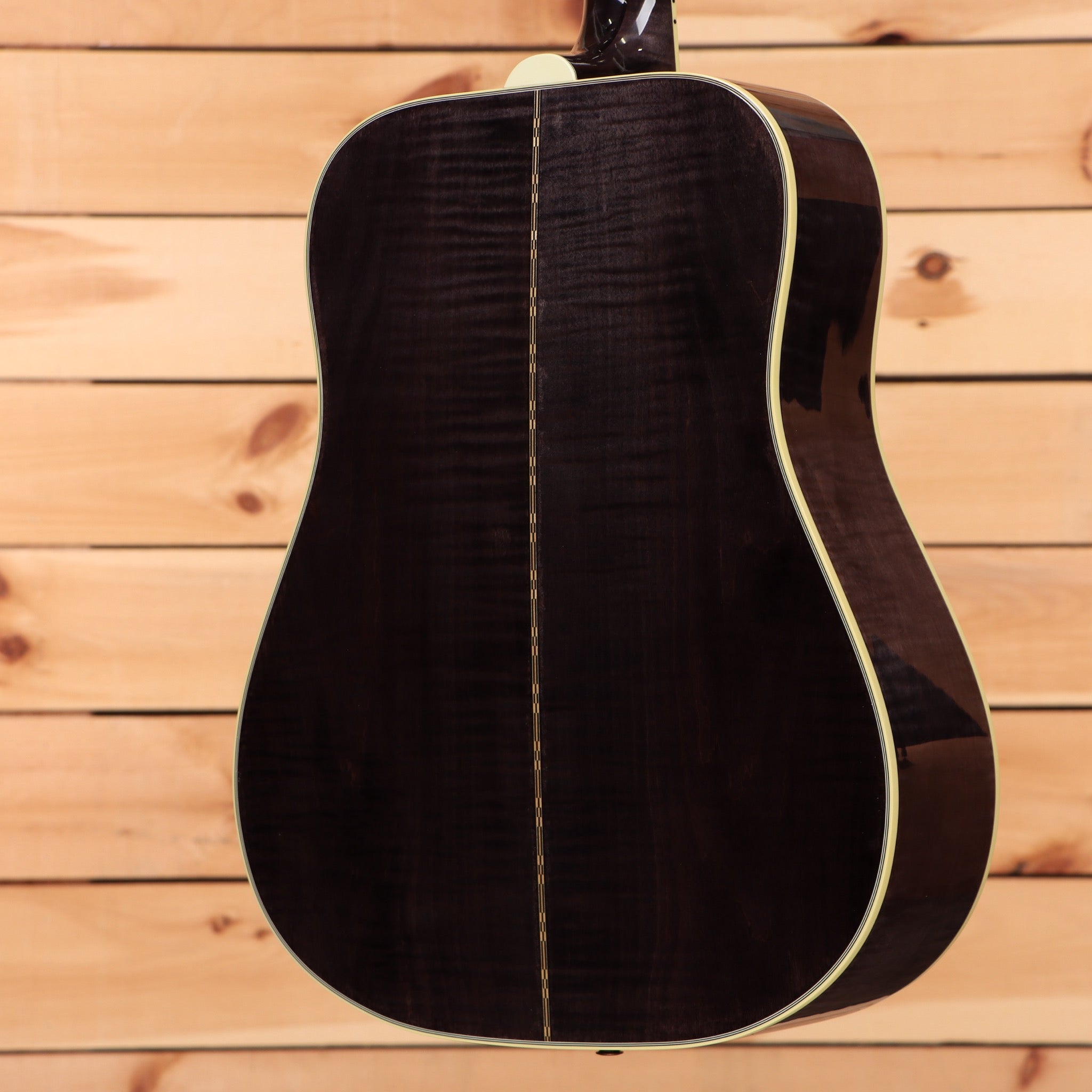Gibson Dove Original M2M dreadnought acoustic guitar Trans Ebony with cream binding