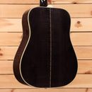 Gibson Dove Original M2M dreadnought acoustic guitar trans ebony with cream binding