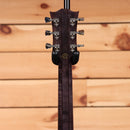 Gibson Dove Original M2M acoustic guitar Trans Ebony with chrome tuning machines