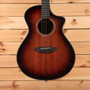 Pre-owned Breedlove Premier Concert acoustic guitar Edgeburst finish with cutaway body