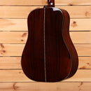 Santa Cruz D Model dreadnought acoustic guitar natural finish with rosewood back and herringbone binding