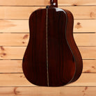 Santa Cruz D Model dreadnought acoustic guitar natural finish with rosewood back and herringbone binding