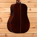 Santa Cruz D Model dreadnought acoustic guitar Natural finish with rosewood back and sides center seam