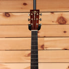 Santa Cruz D Model dreadnought acoustic guitar Natural with rosewood headstock and ornate mother-of-pearl floral inlay