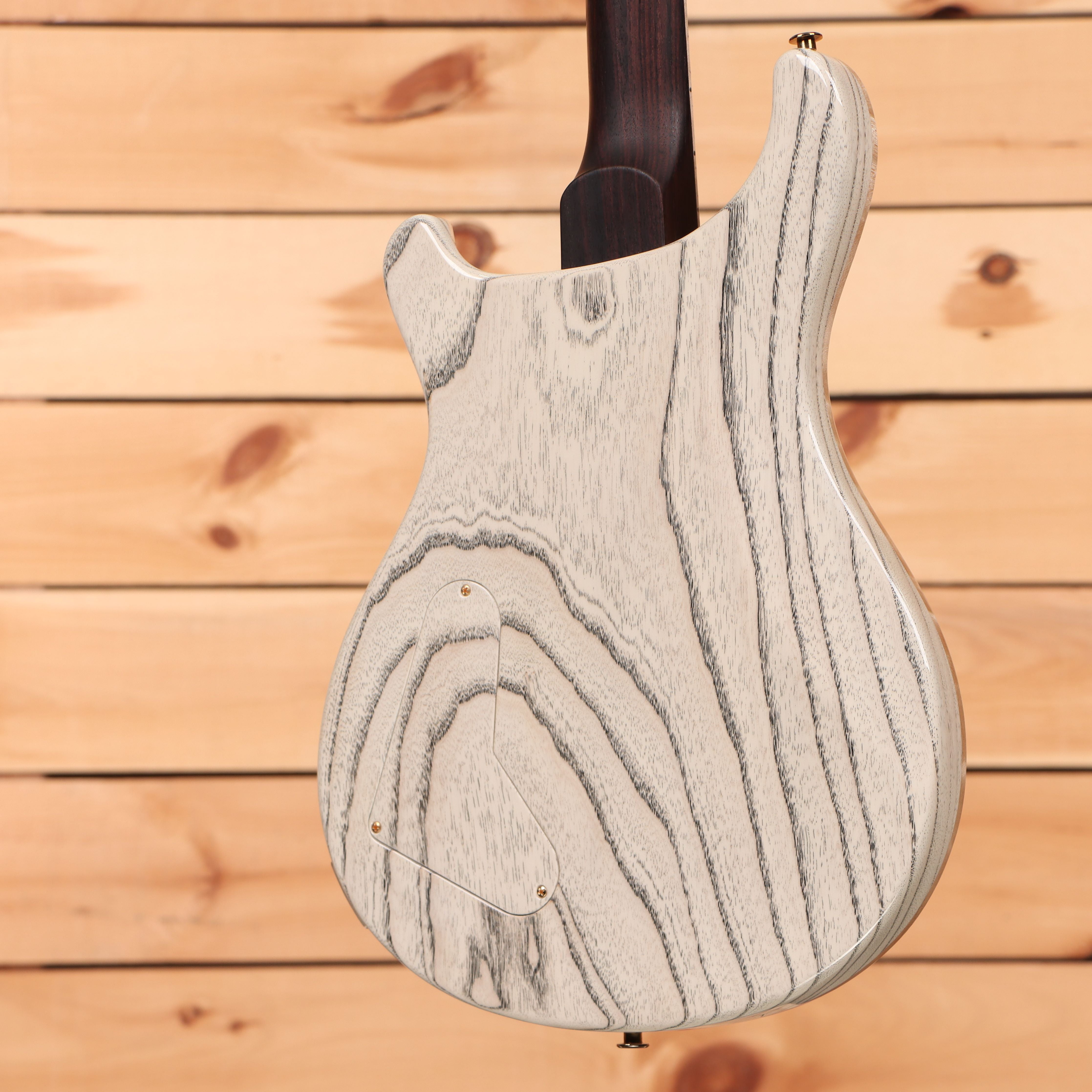 Paul Reed Smith Private Stock Special semi-hollow electric guitar Natural Whitewash Black Grainfill back with figured wood grain