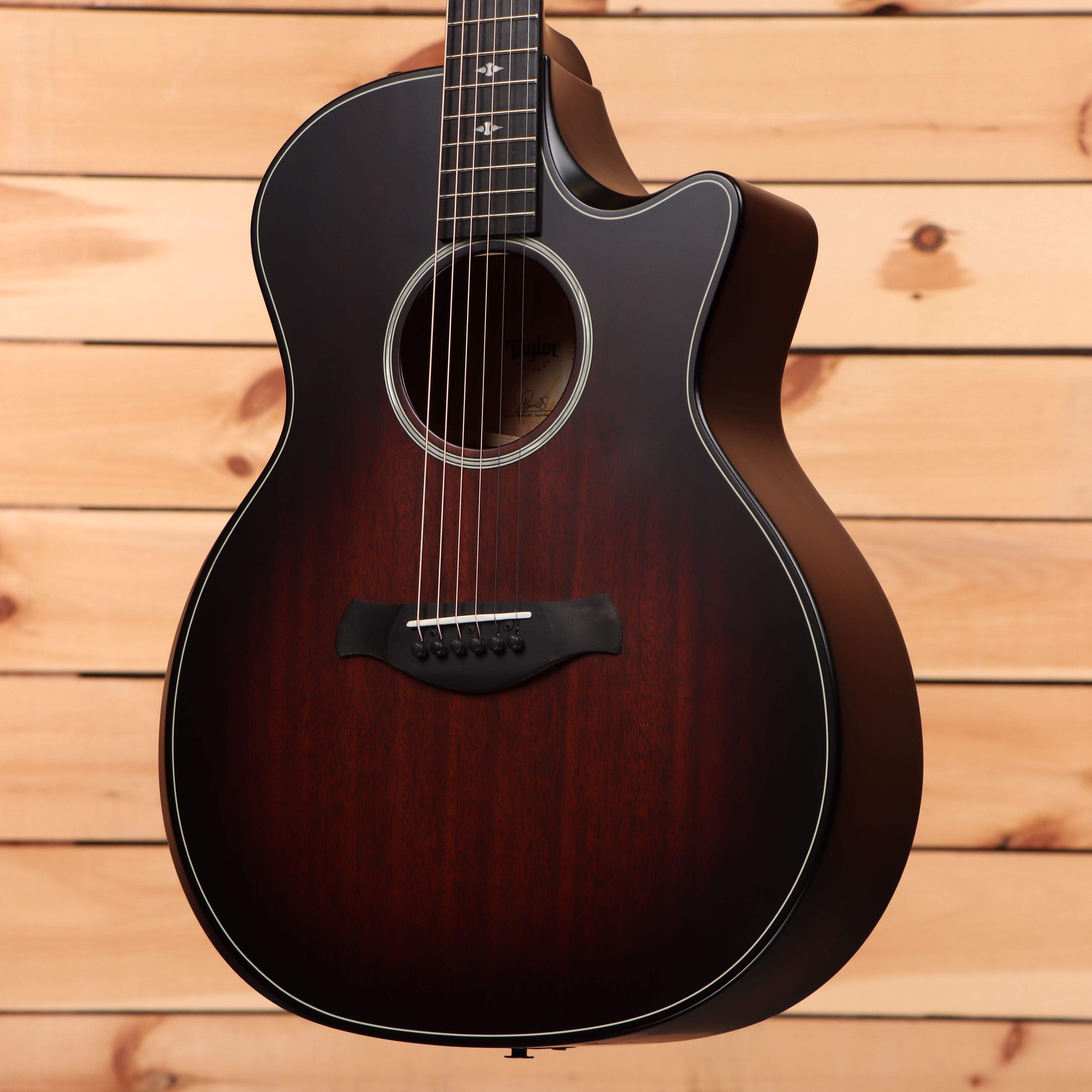 Taylor Builders Edition 324ce acoustic-electric guitar Shaded Edgeburst with venetian cutaway
