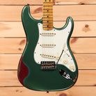 Fender Custom Shop Limited Fat 64 Stratocaster relic electric guitar Sherwood Metallic over Red Sparkle with three single-coil pickups