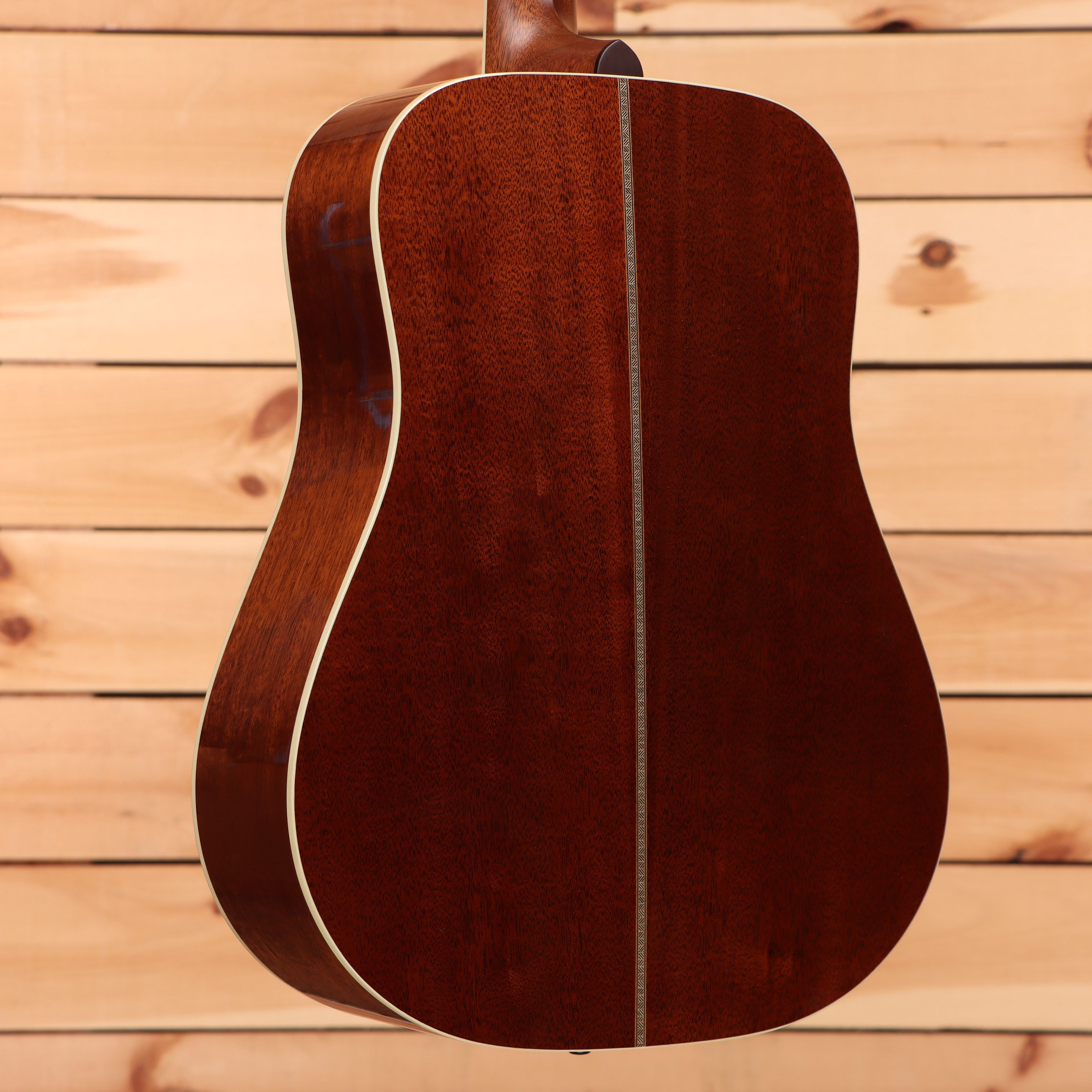 Gallagher Doc Watson Custom dreadnought acoustic guitar natural torrefied red spruce with white binding