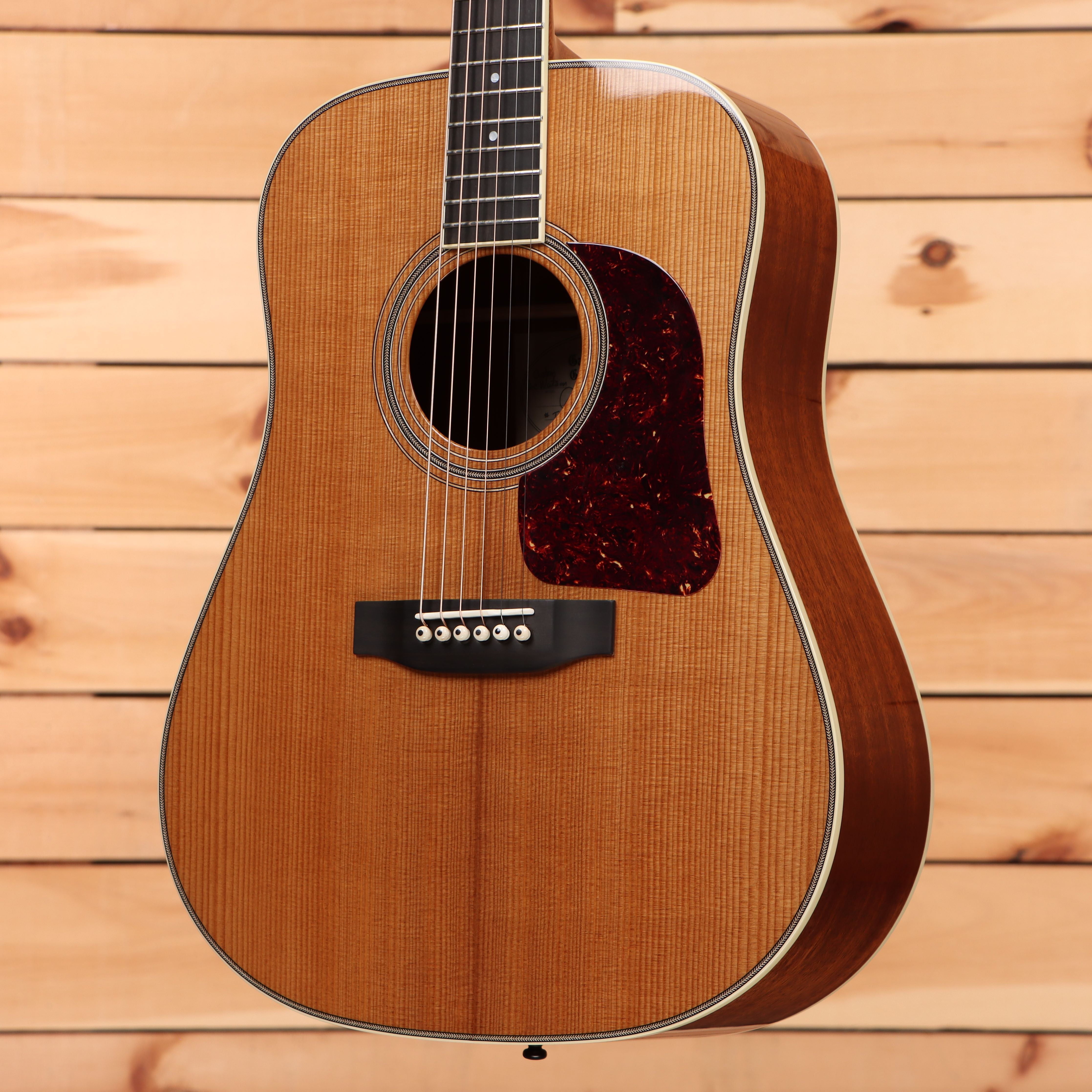Gallagher Doc Watson Custom dreadnought acoustic guitar natural torrefied red spruce with tortoiseshell pickguard