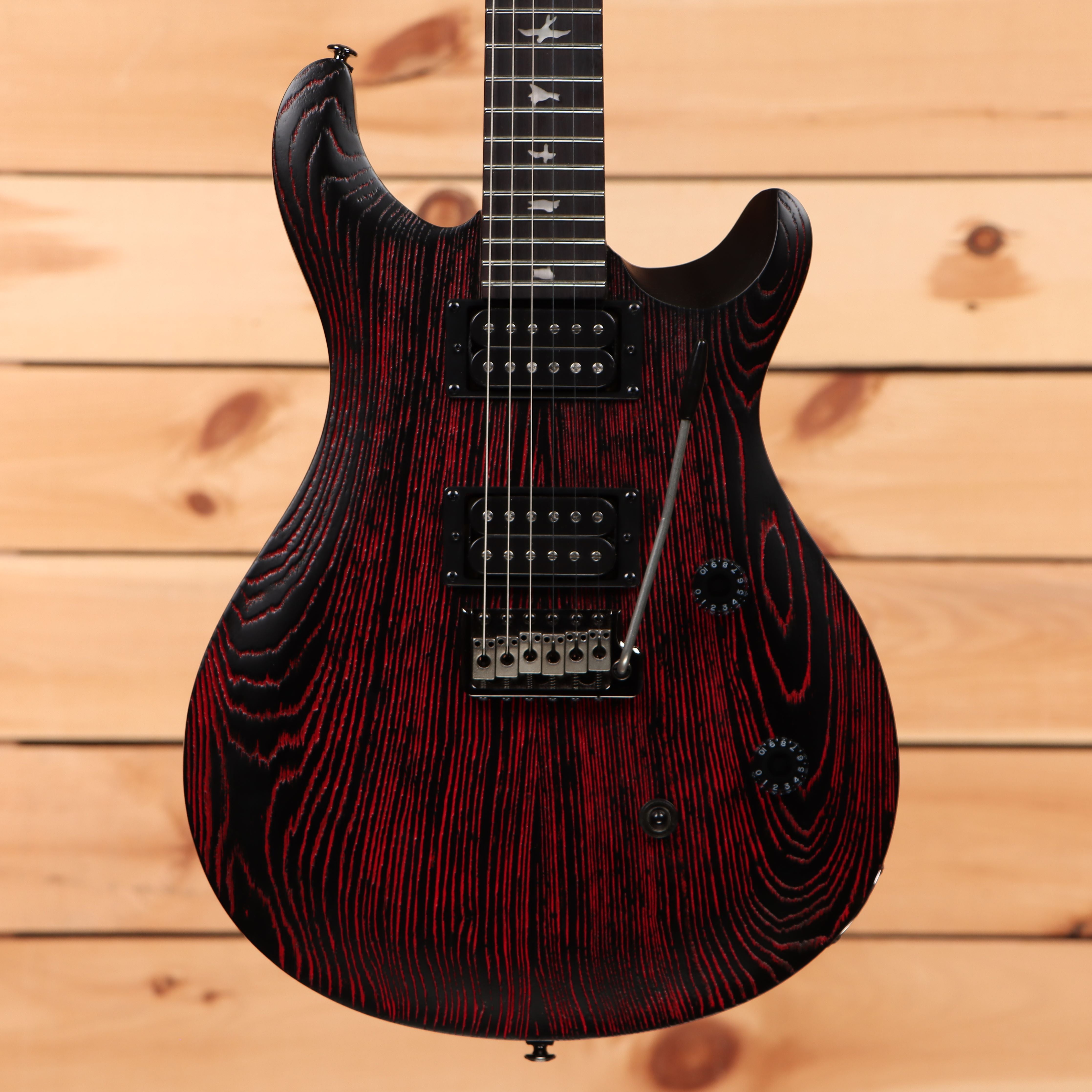 Paul Reed Smith Limited SE CE 24 electric guitar Sandblasted Red with dual humbuckers