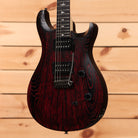 Paul Reed Smith Limited SE CE 24 electric guitar Sandblasted Red with flame maple top and dual humbuckers