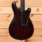 Paul Reed Smith Limited SE CE 24 electric guitar Sandblasted Red with dual humbuckers and figured wood grain finish