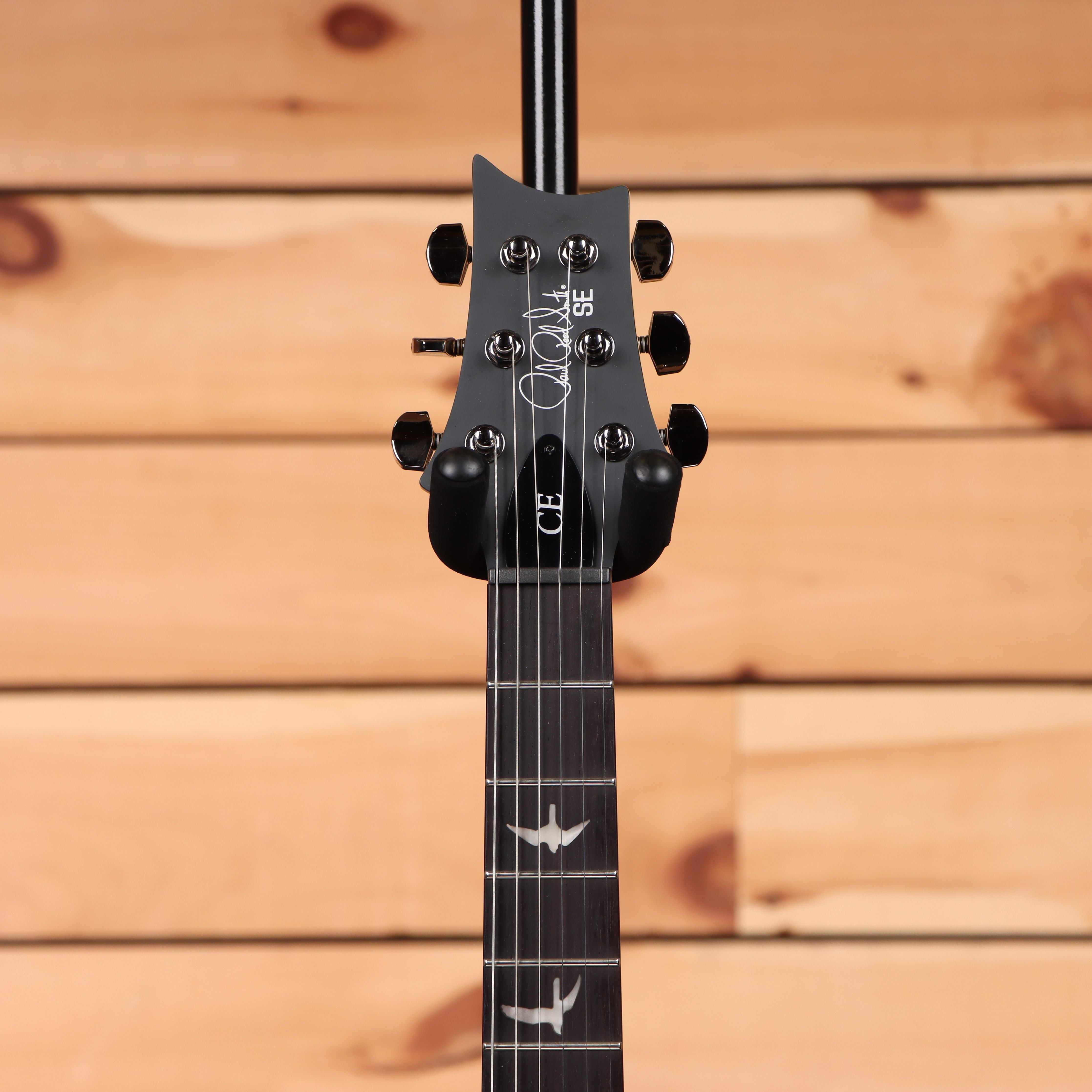 Paul Reed Smith Limited SE CE-24 Sandblasted Red electric guitar with bird inlays and maple neck