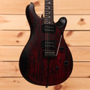 Paul Reed Smith Limited SE CE 24 electric guitar sandblasted red with dual humbucker pickups