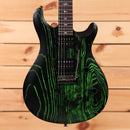 Paul Reed Smith Limited SE CE 24 electric guitar sandblasted green with dual humbuckers and rosewood fretboard