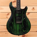 Paul Reed Smith Limited SE CE 24 electric guitar sandblasted green with dual humbuckers and cutaway body