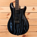 Paul Reed Smith Limited SE CE 24 electric guitar Sandblasted Blue with humbucker pickups and cutaway body
