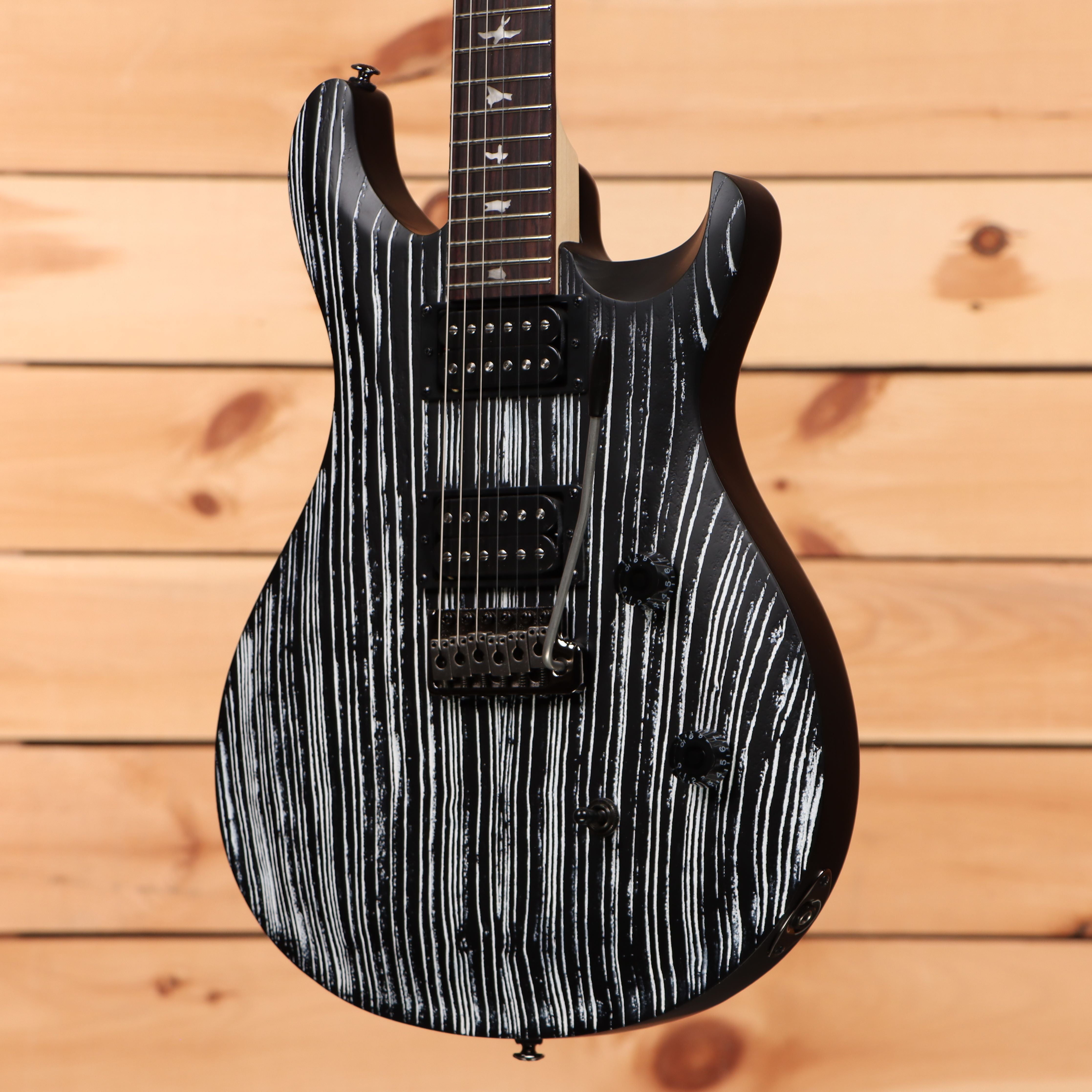 Paul Reed Smith Limited SE CE 24 sandblasted white electric guitar with dual humbuckers