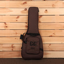 Paul Reed Smith SE CE-24 sandblasted white electric guitar gig bag with shoulder strap
