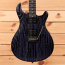 Paul Reed Smith Limited SE CE 24 electric guitar sandblasted purple with purple striping and dual humbuckers