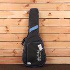 Martin 00X2E dreadnought acoustic guitar natural finish with blue-trimmed gig bag
