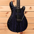 Paul Reed Smith SE CE 24 electric guitar sandblasted purple with dual humbuckers and bird inlay