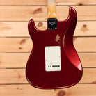 Fender Custom Shop Righteous Reissue Late 1962 Stratocaster relic electric guitar Fire Mist Red with single-coil pickups