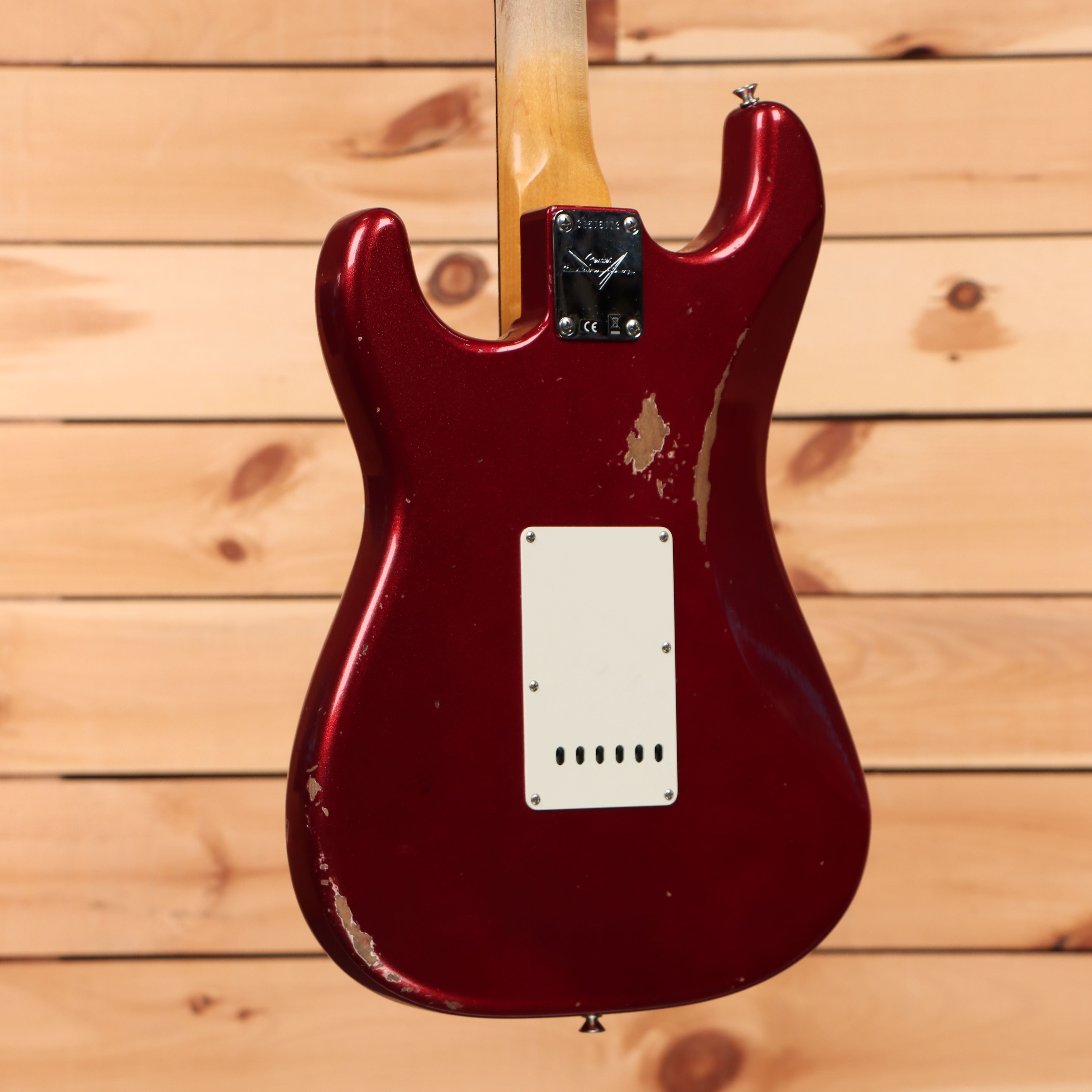 Fender Custom Shop Righteous Reissue Late 1962 Stratocaster electric guitar Fire Mist Red relic with maple neck