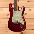 Fender Custom Shop Righteous Reissue Late 1962 Stratocaster electric guitar Fire Mist Red relic aged finish with single-coil pickups