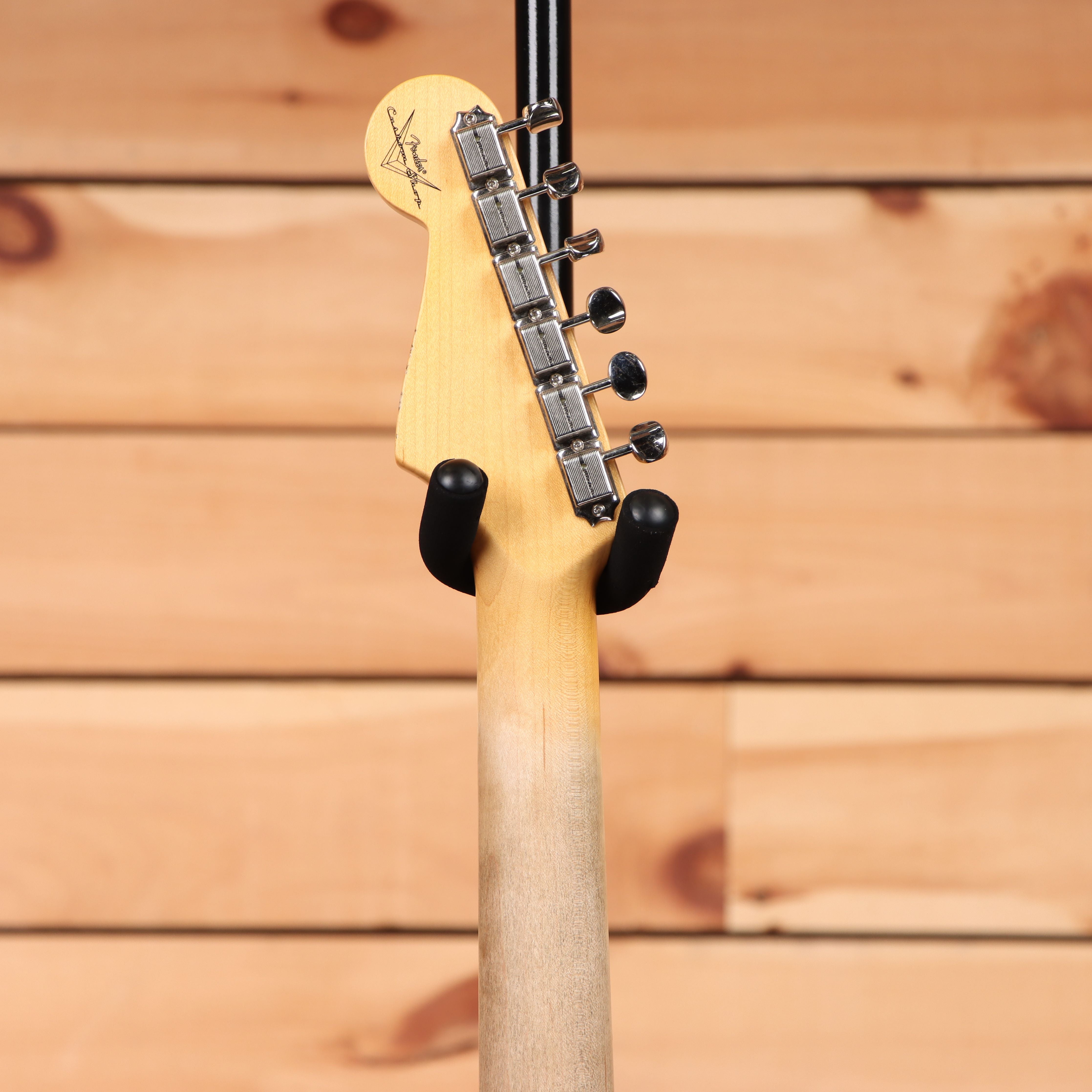 Fender Custom Shop Righteous Reissue Late 1962 Stratocaster relic electric guitar Fire Mist Red with maple neck