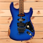 EVH Limited Frankenstein Relic Series electric guitar Blueburst with Floyd Rose tremolo system