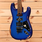 EVH Limited Frankenstein Relic Series electric guitar Blueburst with Floyd Rose tremolo bridge
