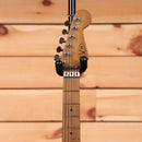 EVH Limited Frankenstein Relic Series electric guitar Blueburst with maple neck and black headstock binding