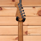 EVH Limited Frankenstein Relic Series electric guitar Blueburst with black tuning machines and maple neck
