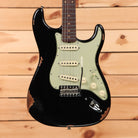 Fender Custom Shop Righteous Reissue Late 1962 Stratocaster electric guitar Aged Black Sparkle relic with mint green pickguard