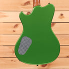 Powers A-Type Java Green Metallic electric guitar with textured pickguard