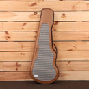 Powers Electric A-Type Select electric guitar Shadow Black with houndstooth pattern pickguard