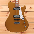 Powers Electric A-Type Hardtail electric guitar Golden Yellow Metallic with dual humbucker pickups