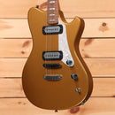 Powers Electric A-Type Hardtail electric guitar Golden Yellow Metallic with dual humbucker pickups