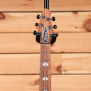 Powers Electric A-Type Hardtail electric guitar Golden Yellow Metallic with black hardware and maple fretboard inlays