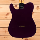 Fender Custom Shop Limited Reverse 1950s Telecaster Custom electric guitar Faded Aged Purple Metallic with relic finish