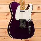 Fender Custom Shop Limited Reverse 1950s Telecaster Custom electric guitar Faded Aged Purple Metallic with maple neck